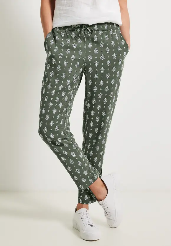 CECIL Casual Fit Hose mit Print