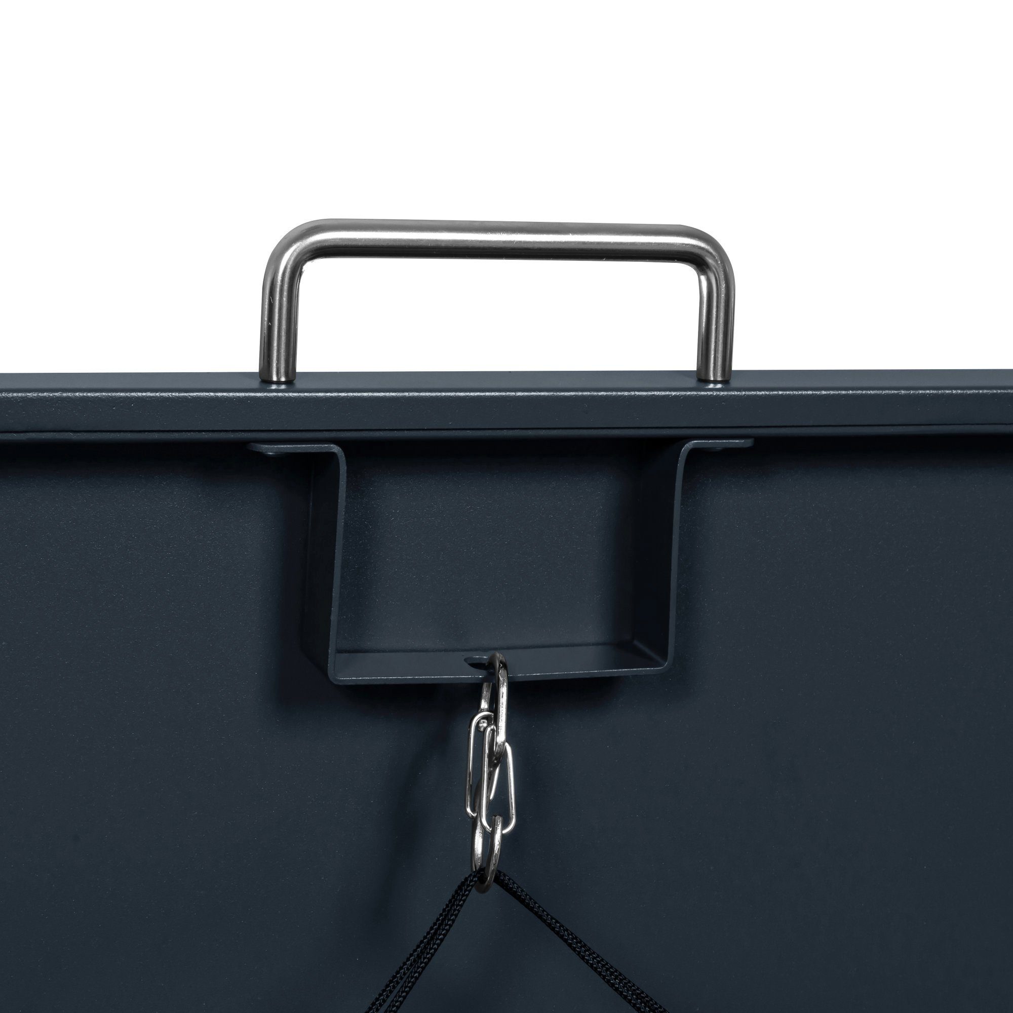 Zelsius Mülltonnenbox Mülltonnenbox für drei Mülltonnen, Anthrazit RAL 7016 (Set)
