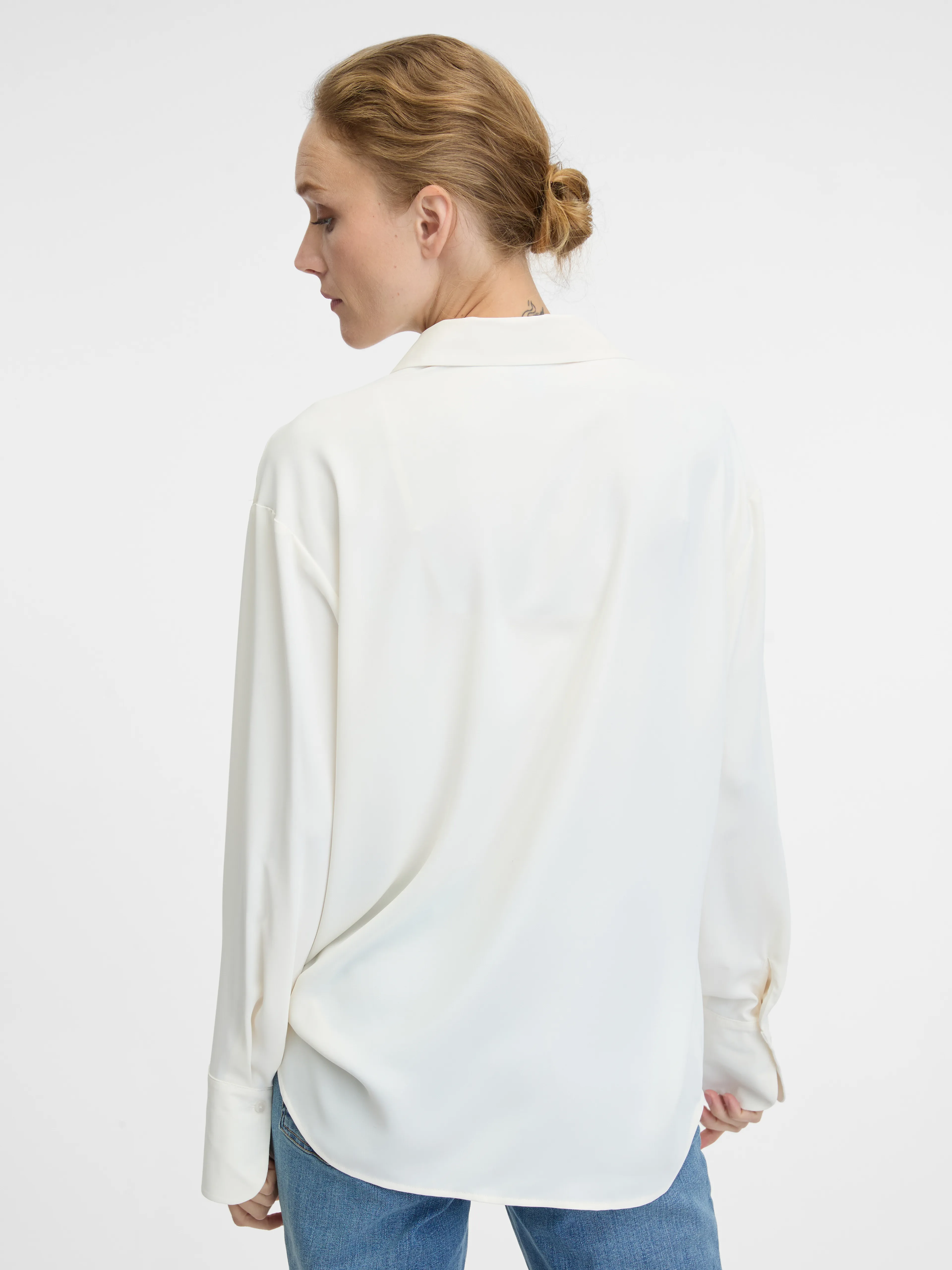 Cremefarbenes Damenhemd ORSAY