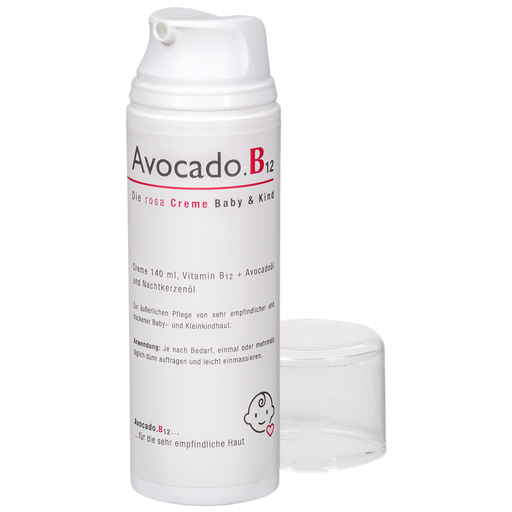 AVOCADO B12 Die rosa Baby & Kind Creme  140 ml  Creme