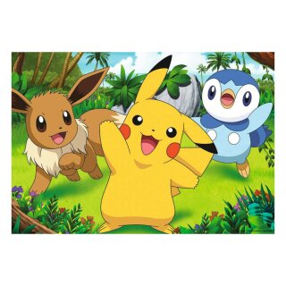 Pokémon Kinderpuzzle Pikachu und seine Freunde (2 x 24 Teile)