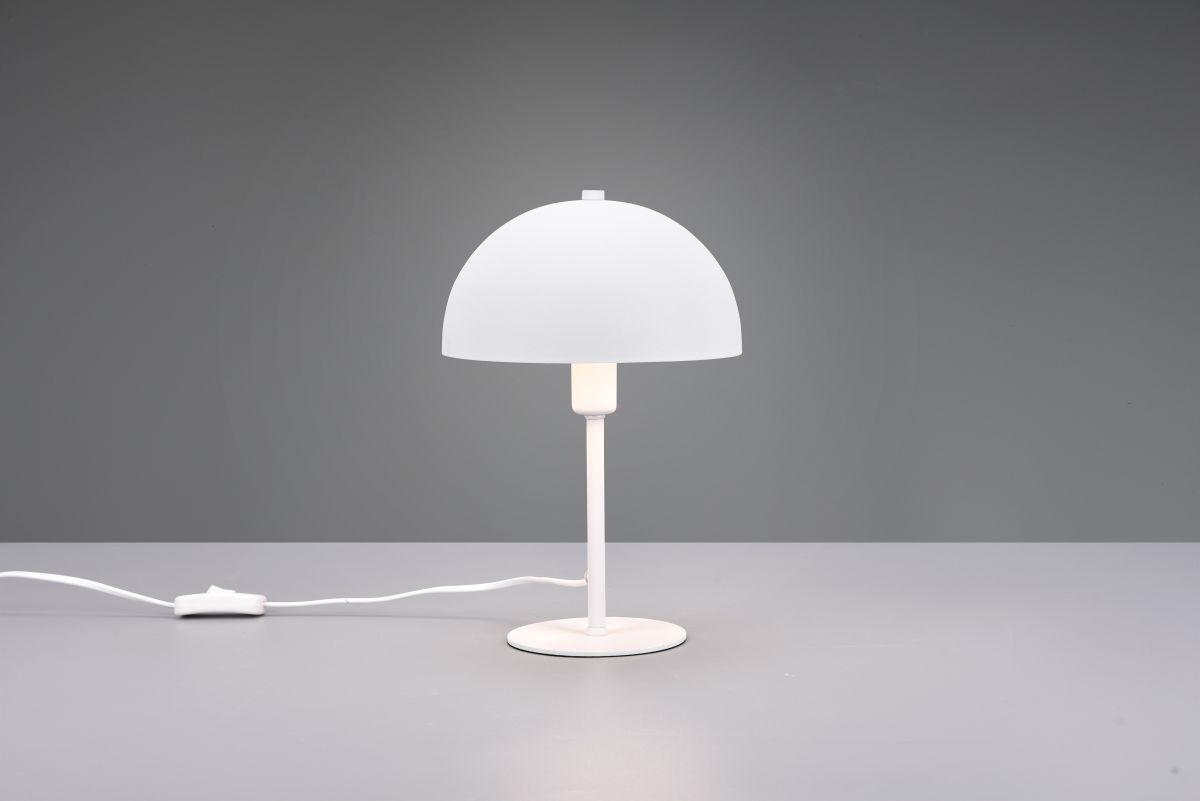 TRIO Tischlampe Nola Weiß