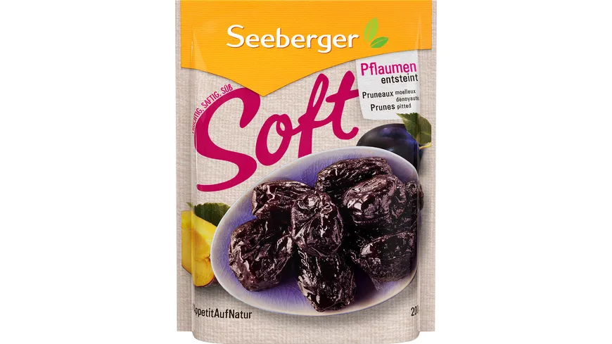 Seeberger Entsteinte Soft-Pflaumen getrocknet 200 g