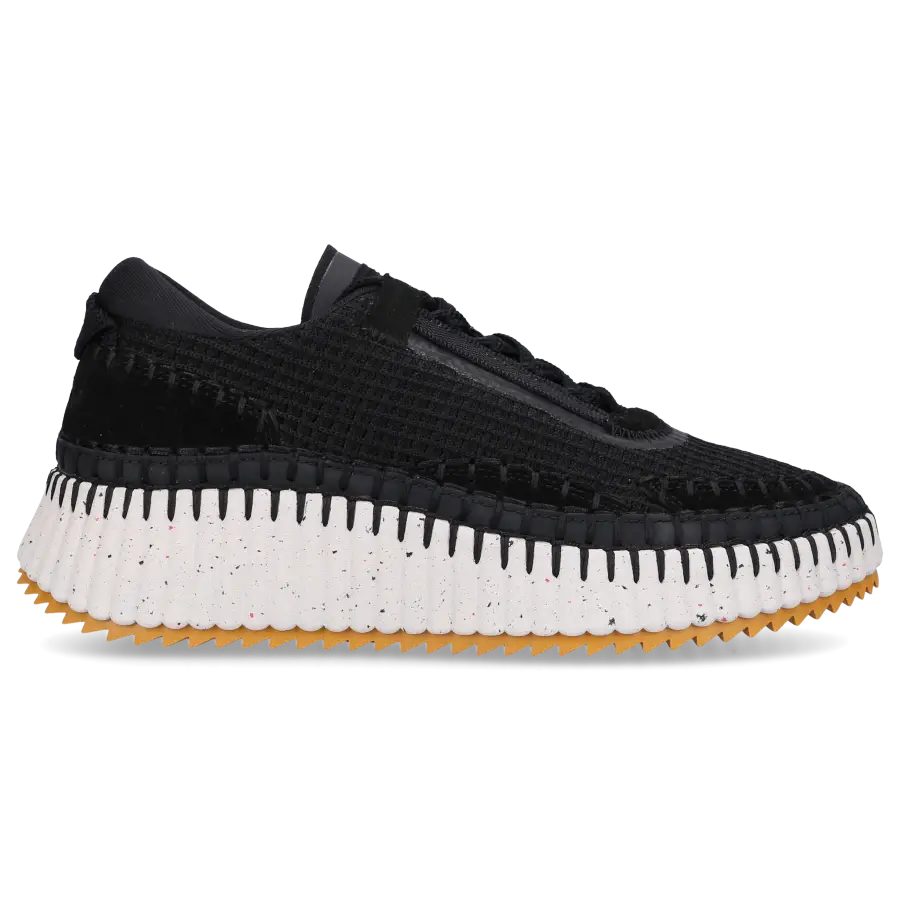 Chloé - Sneaker low NAMA Baumwolle - schwarz
