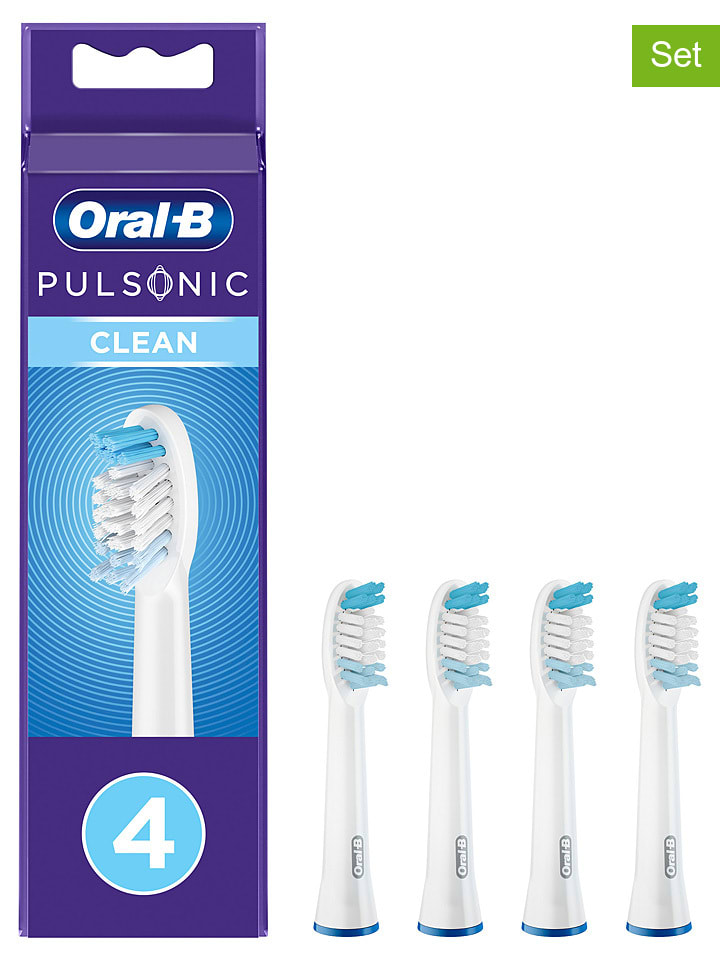 Oral-B 4er-Set: Ersatz-Bürstenköpfe 