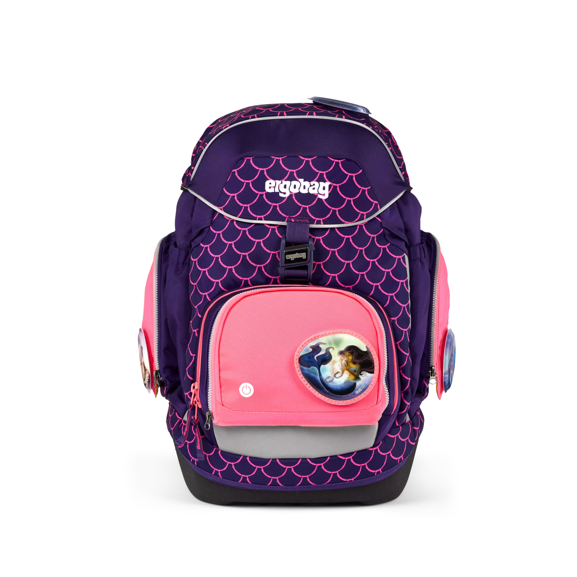 ergobag Fluo LED Zip Set Pink