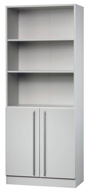 Hammerbacher Schrank Sina Lichtgrau 800 x 420 x 2.004 mm