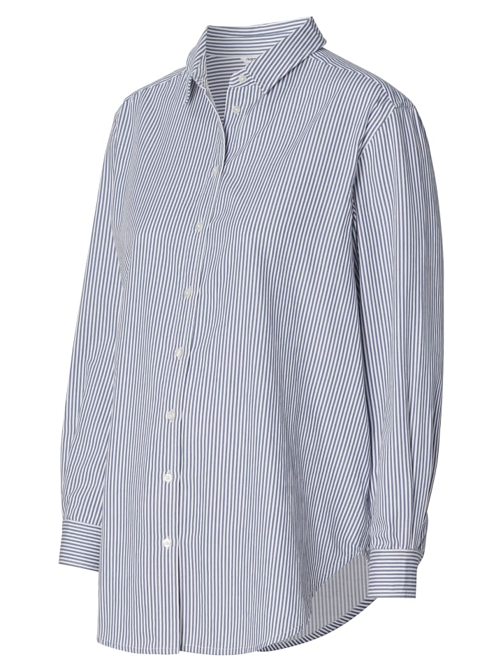 Noppies Bluse Arles in Gris blue Stripe günstig kaufen XL