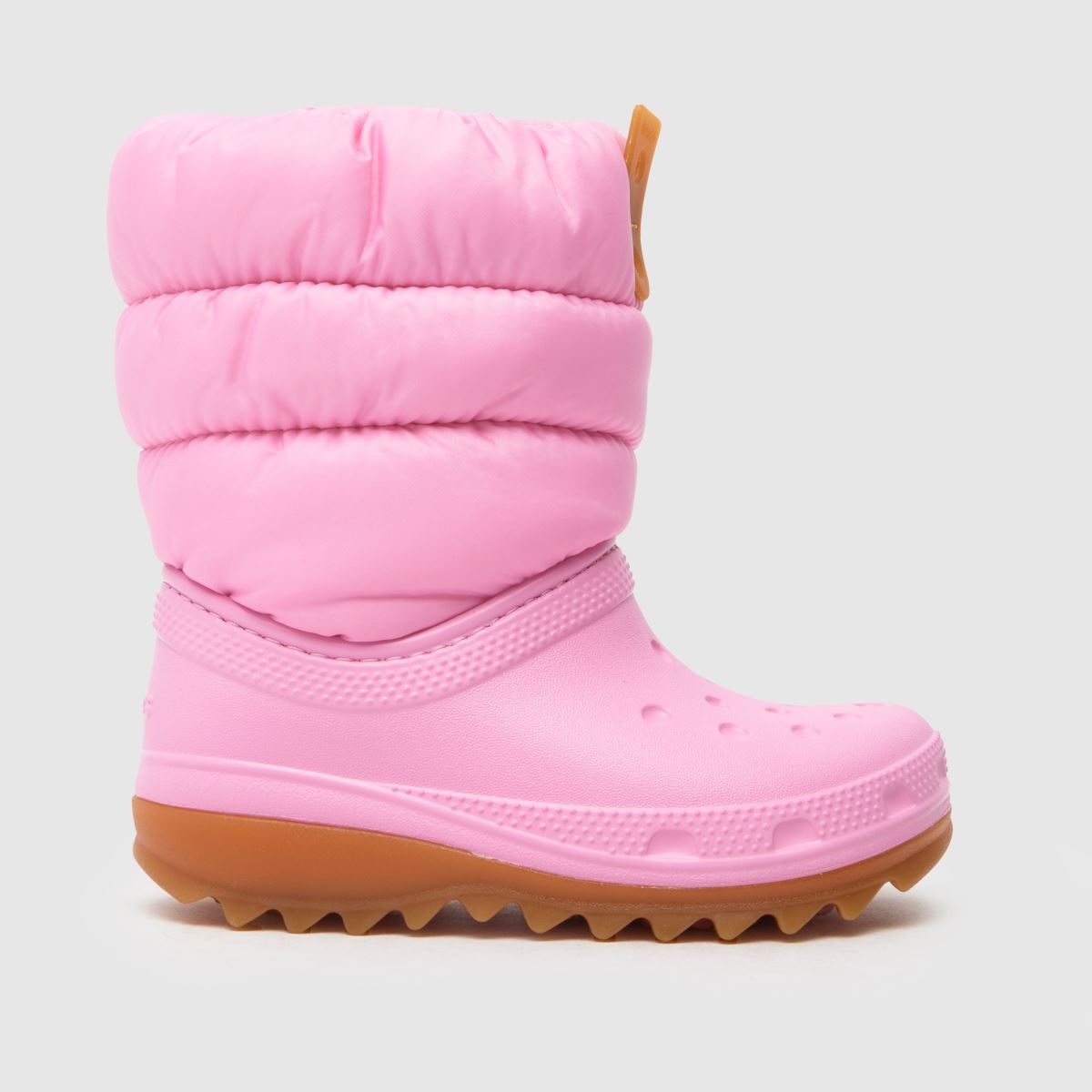 Crocs bledo roza klasični neo puff škornji za malčke za deklice