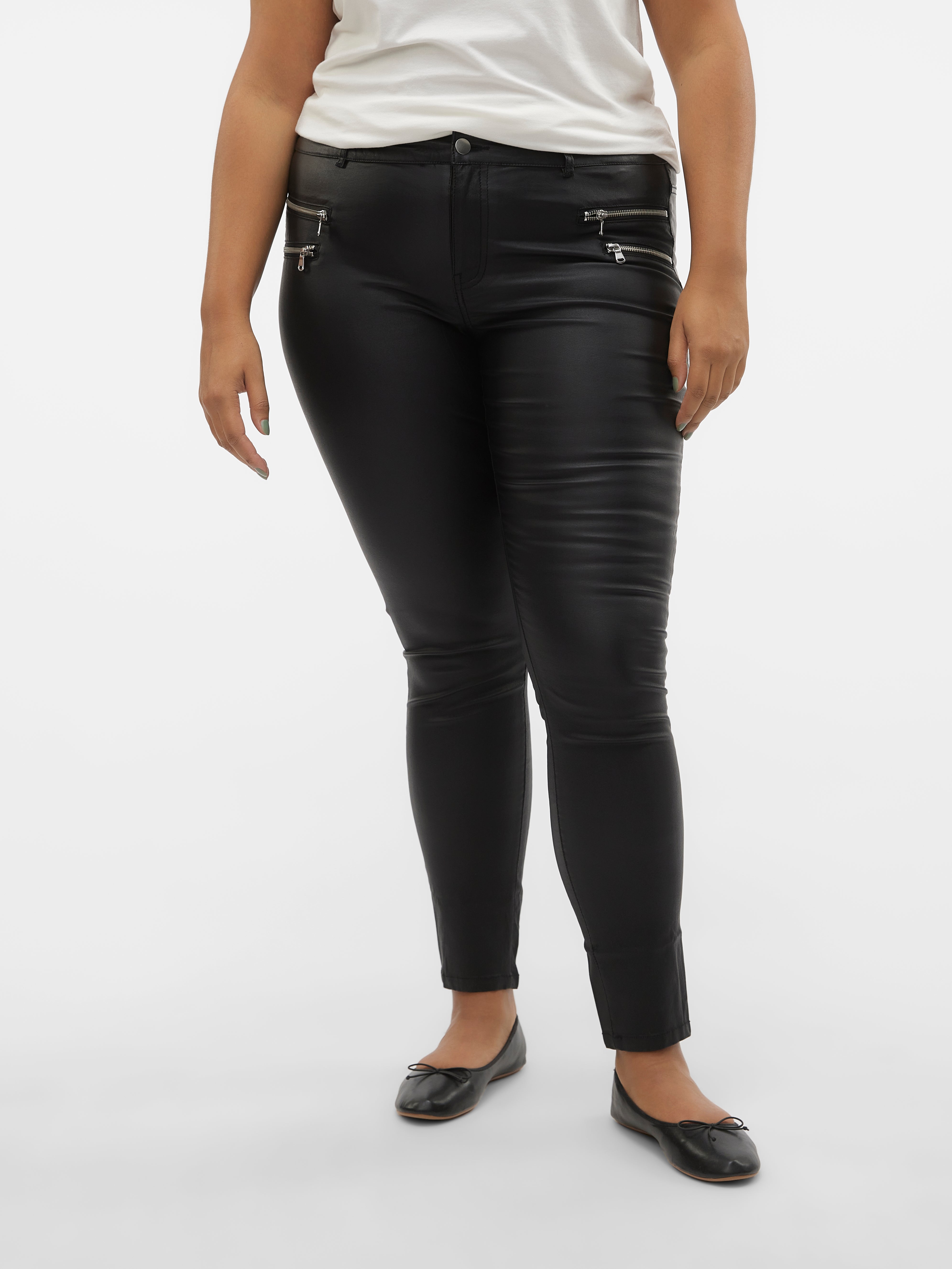 VMCSEVEN Mittlere Taille Hose