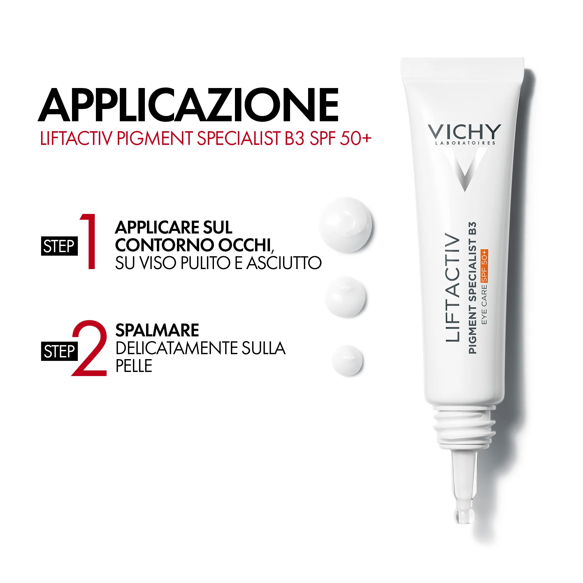 Liftactiv Pigment Specialist B3 Augenkontur mit LSF 50+ - Anti-Falten-Augenkontur, Sonnenschutz für das Gesicht mit hohem Schutz.