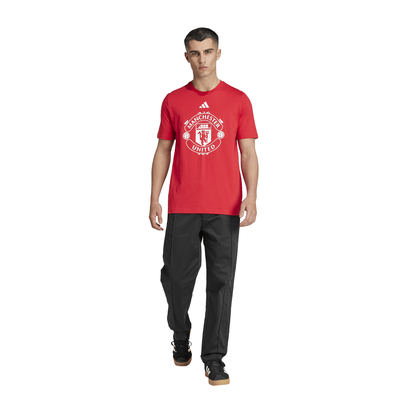 adidas Manchester United DNA T-Shirt Rot