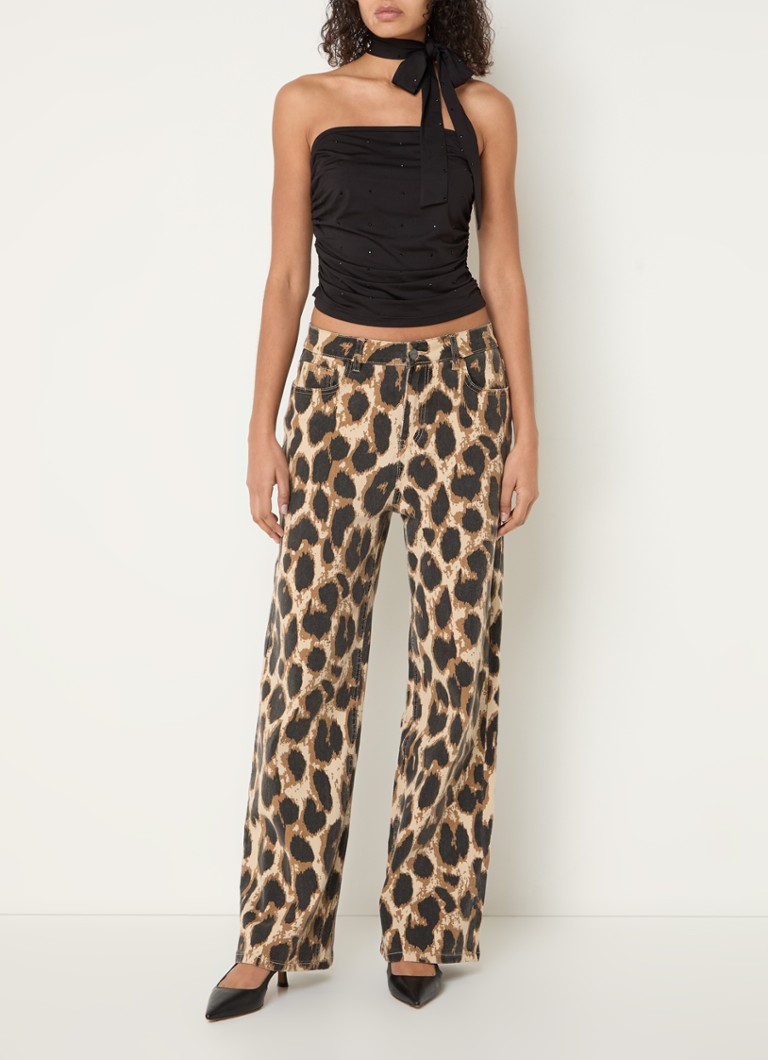 Top Tina z szalowym kołnierzem odsłaniającym ramiona od Refined Department
