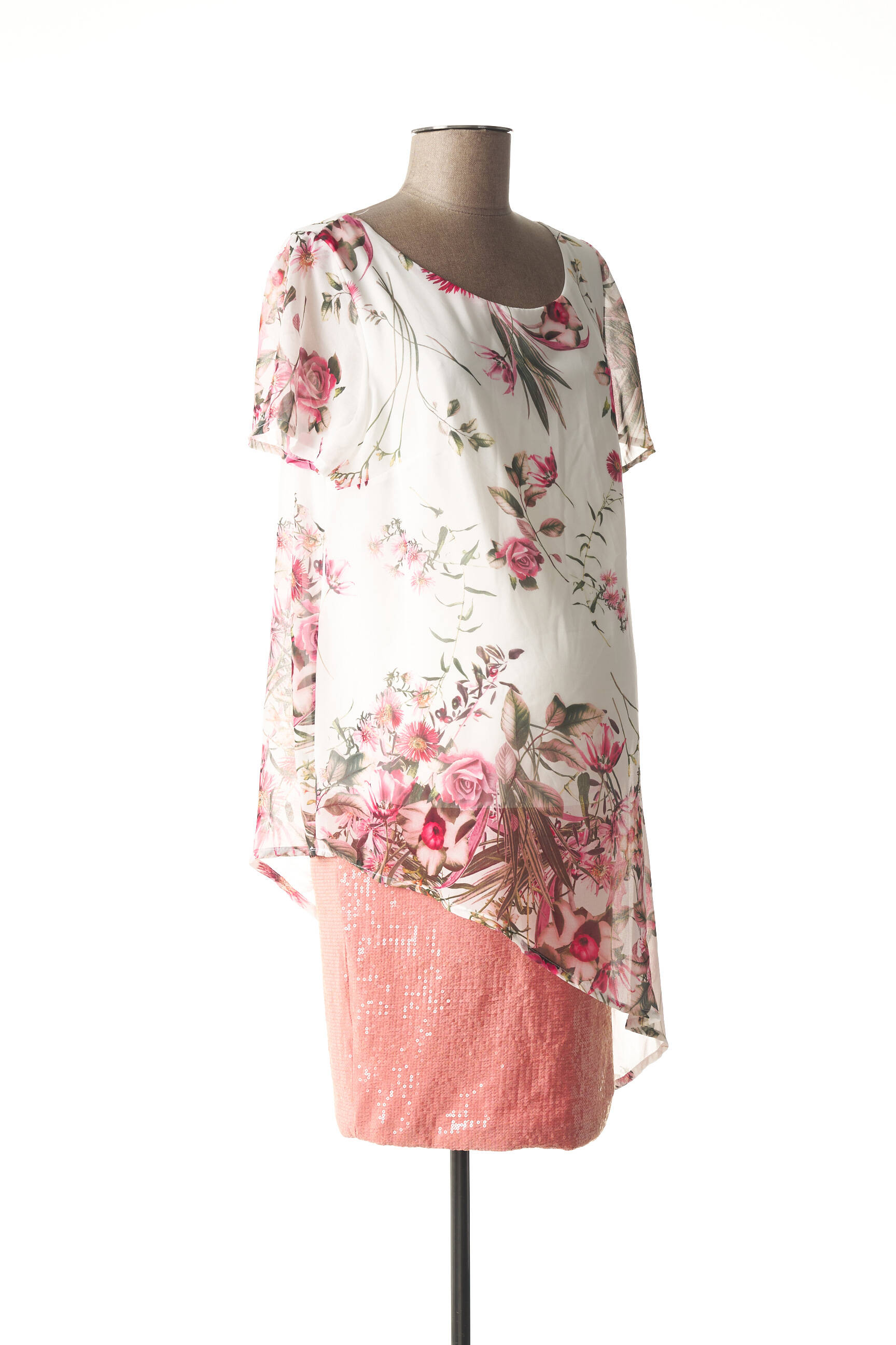 Sara Robes Maternite Femme couleur rose