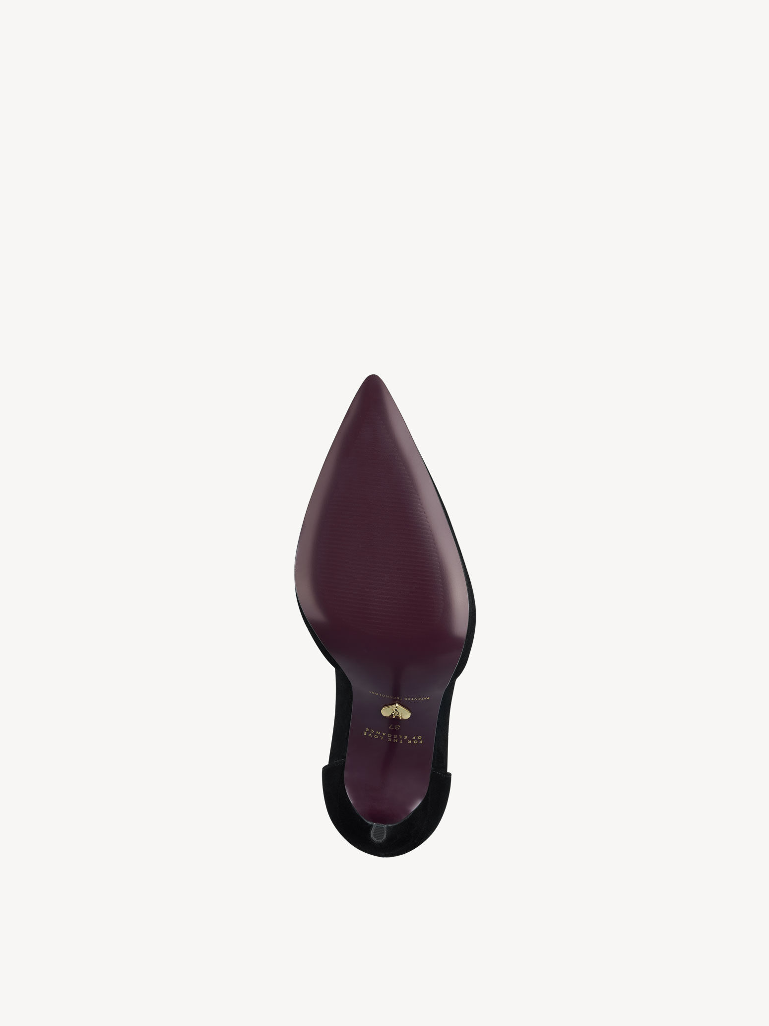 Escarpin en cuir - noir