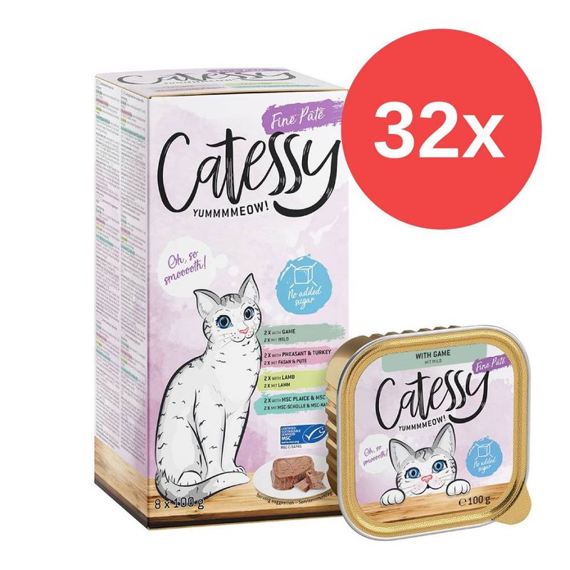Sparpaket Mixpack Catessy Schälchen 32 x 100 g