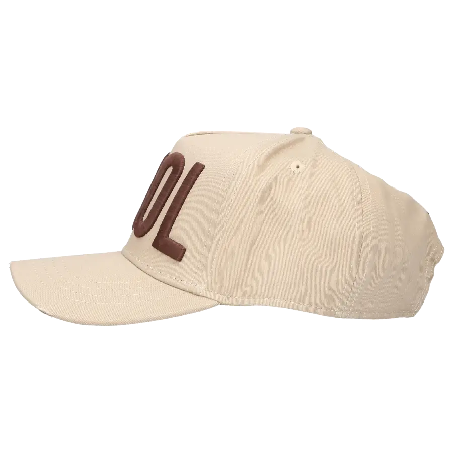 Dsquared2 - Snapback cap COOL Baumwolle - beige