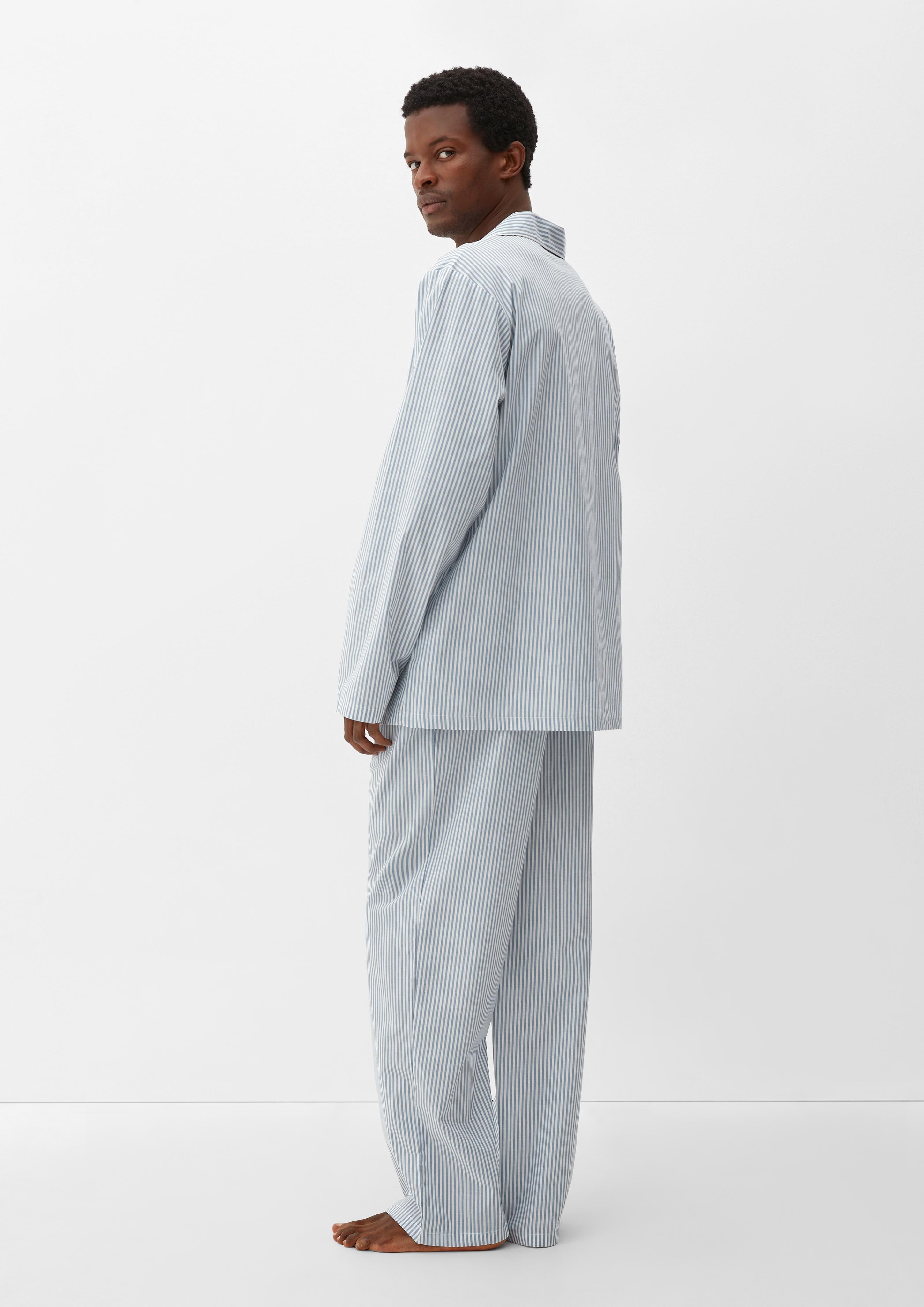 Karierter Pyjama aus Baumwolle  6007545-50G1