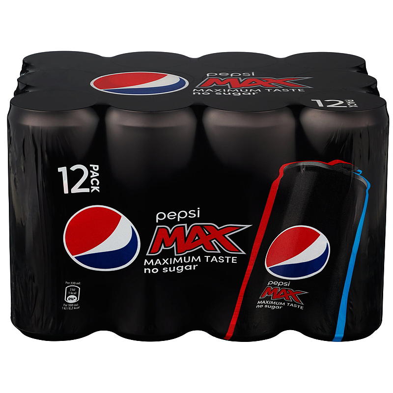 Pepsi Pepsi Max 12x0,33 l boks