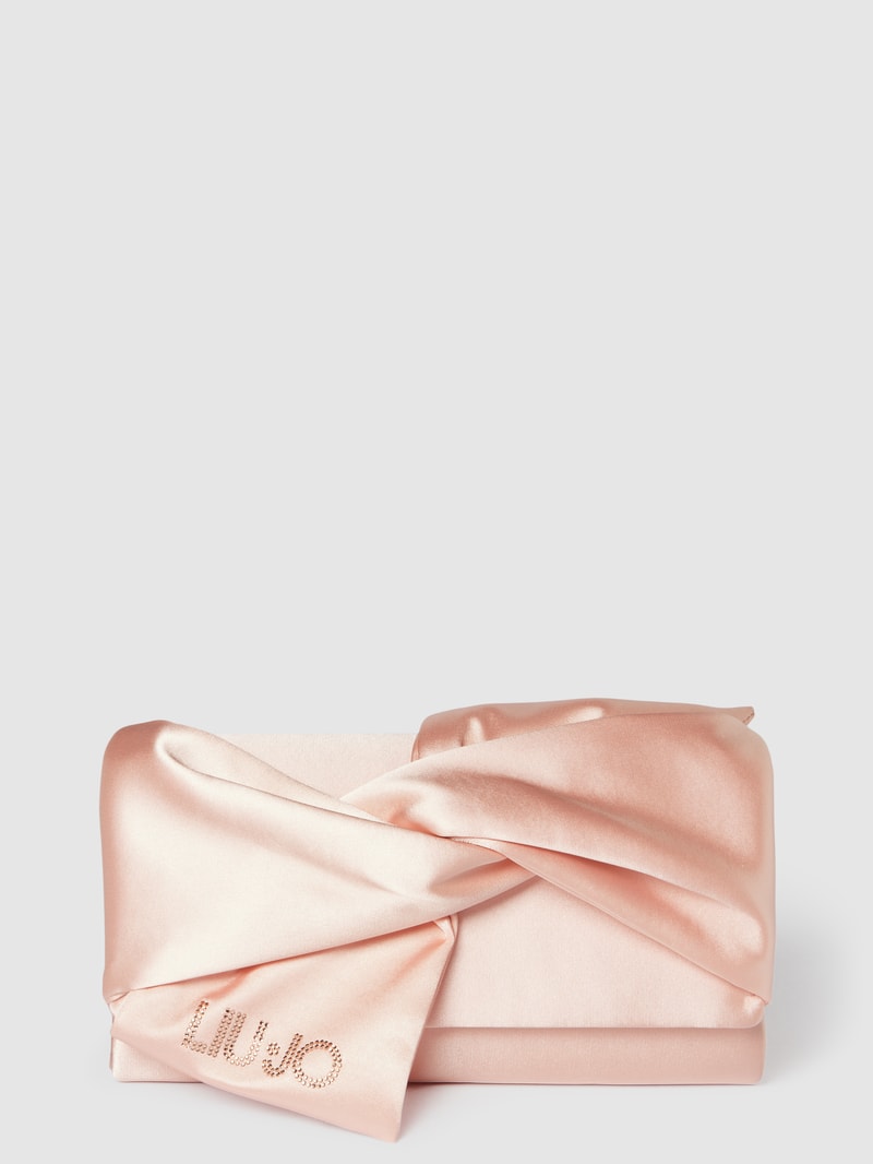 Pochette mit Strasssteinbesatz Modell 'SERA POCHETTE C/FIOCCO' in rosé