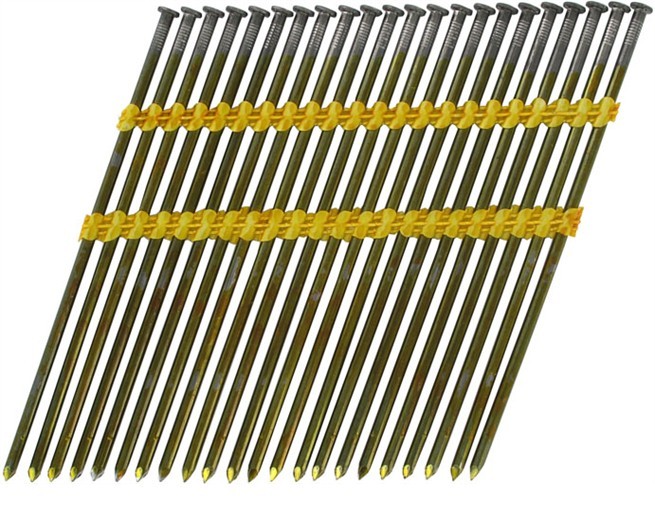 Clous en bande Haubold Fastener 504343, vis RB31x90 mm, lisse, 3000 pièces