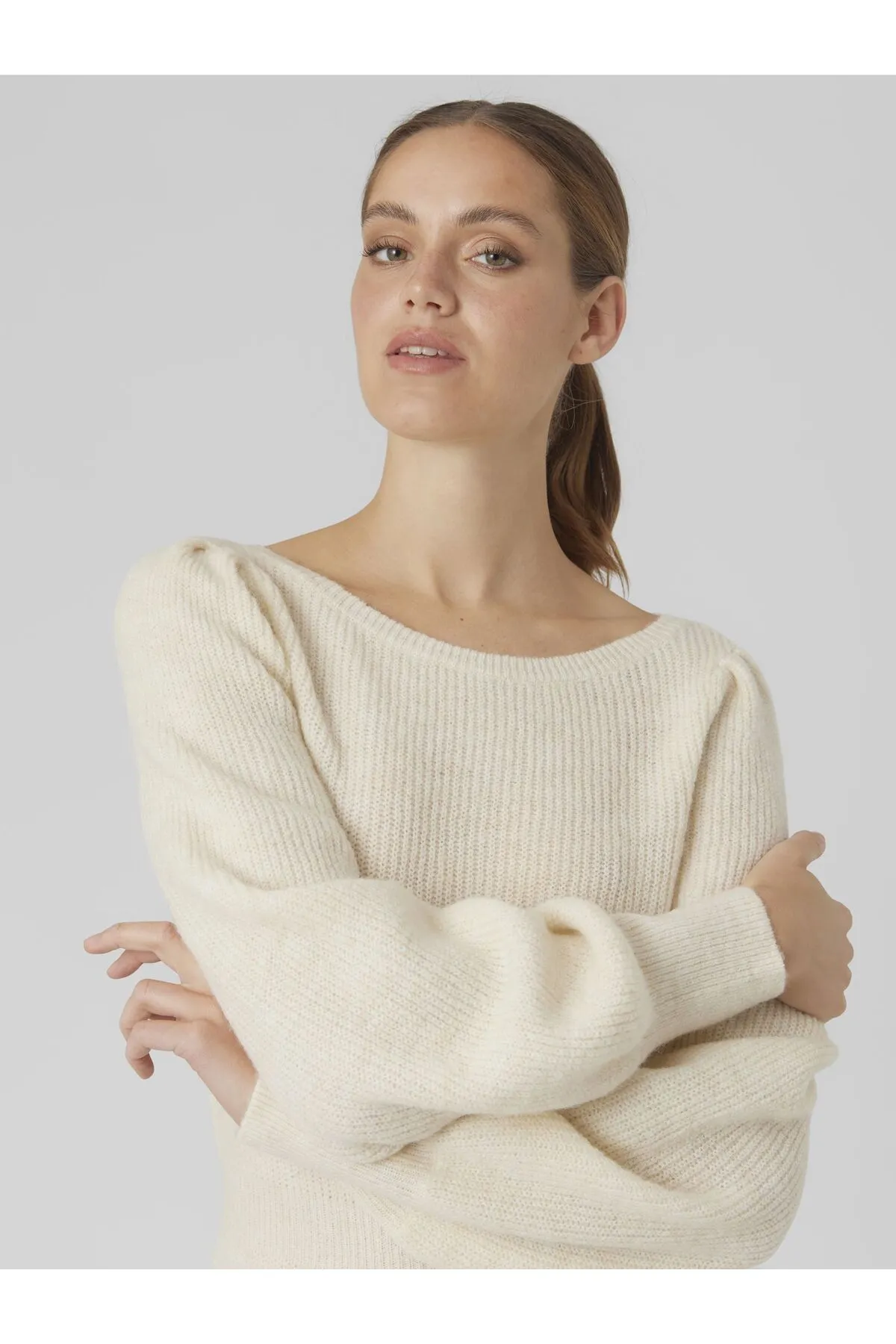 Vero Moda  Strickkleid VMFLAVOUR LS ABK DRESS GA EXC