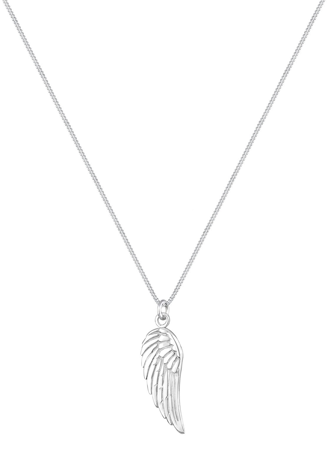 Ciondolo da donna Elli con ali d'angelo, simbolo boho trendy, in argento sterling 925.