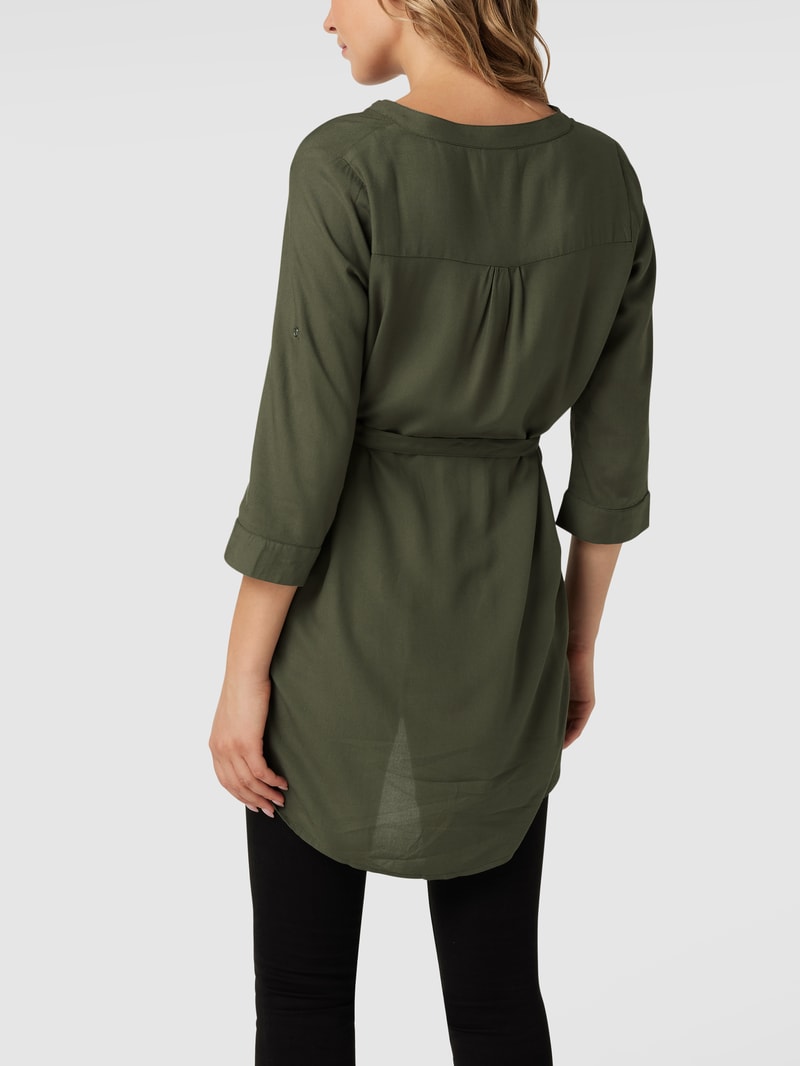 Umstands-Bluse aus Viskose in khaki