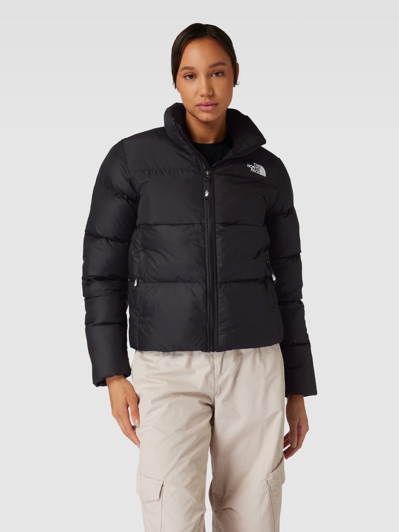 Steppjacke in Two-Tone-Machart Modell 'Saikuru' in schwarz