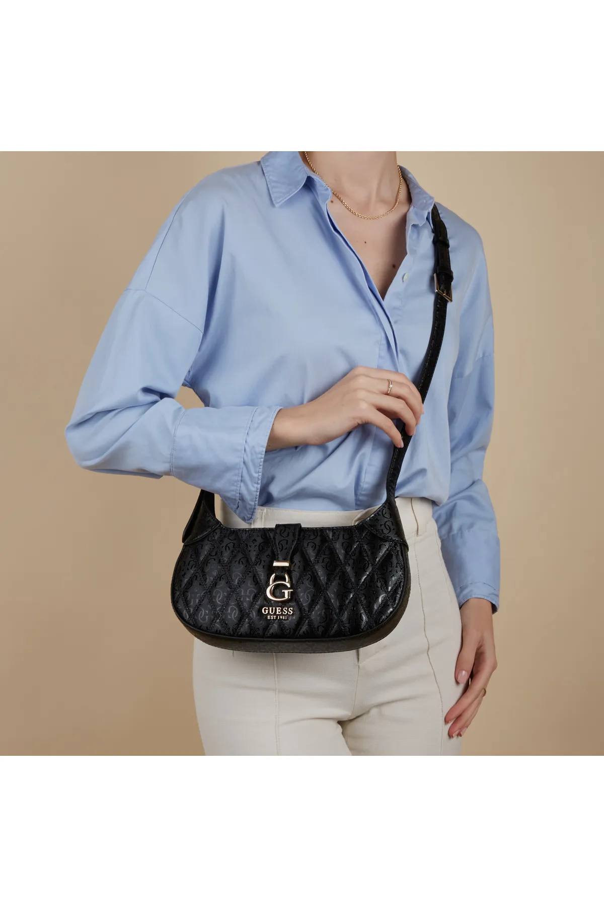 Guess  Adi Damen Umhängetasche Schwarz Hwgg93-6120-bla