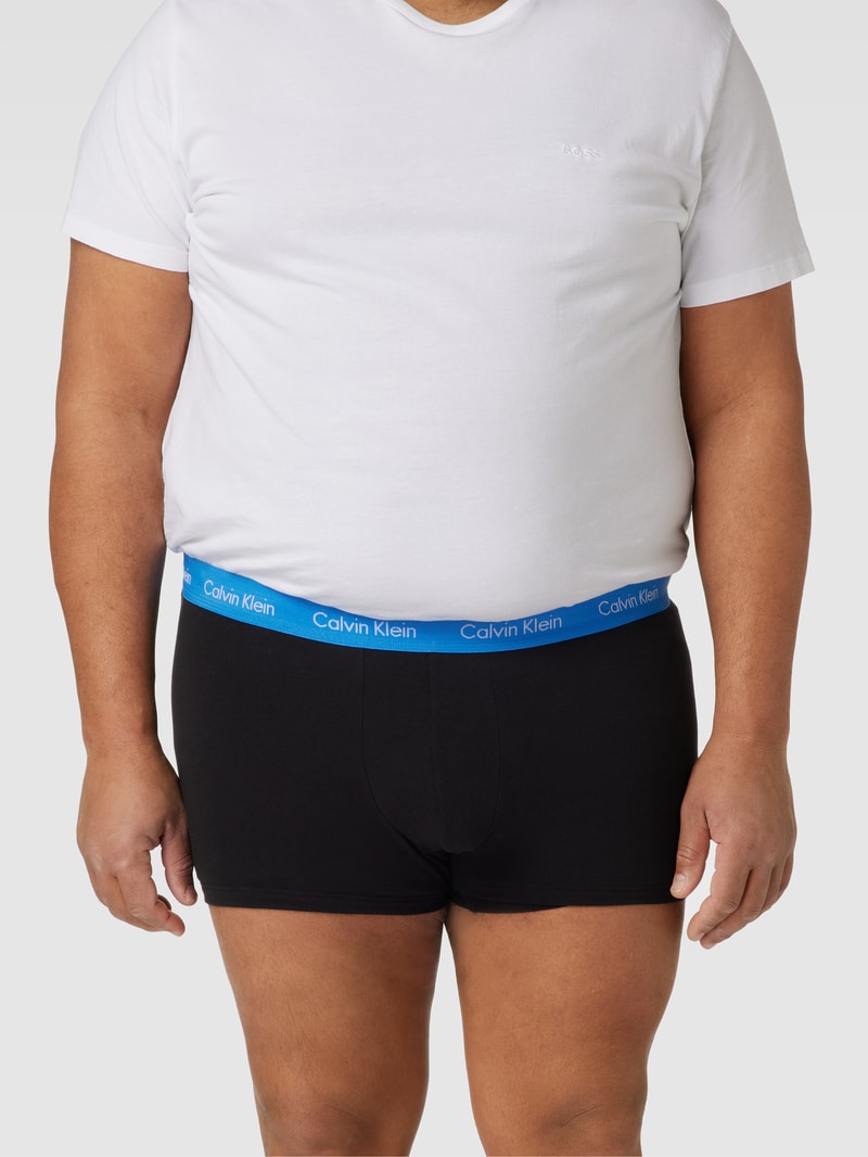 PLUS SIZE Trunks im 3er-Pack in schwarz