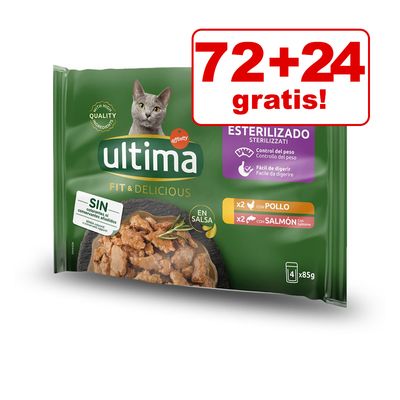 72 + 24 gratis! 96 x 85 g Ultima