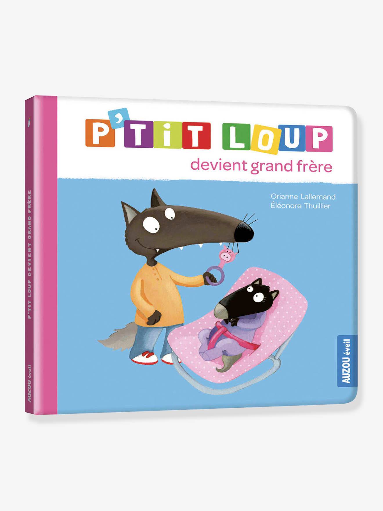 Livre P'tit Loup devient grand frère AUZOU bleu