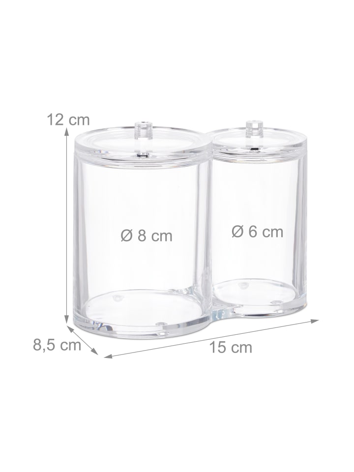relaxdays Acryl Organizer in Transparent günstig kaufen onesize
