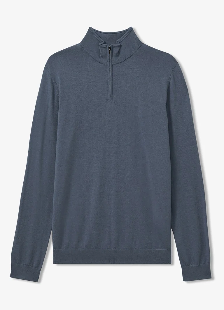 Reiss Blackhall fine-knit sweater in merino wool blend