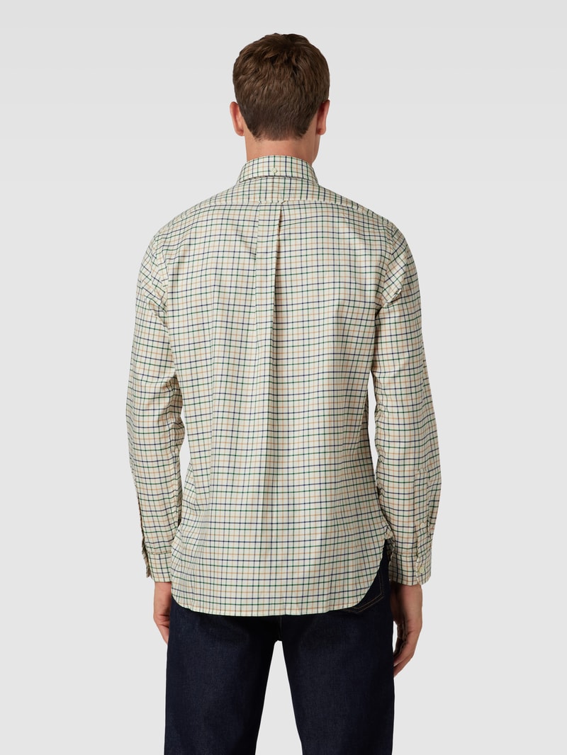 Freizeithemd mit Button-Down-Kragen in hellgrün