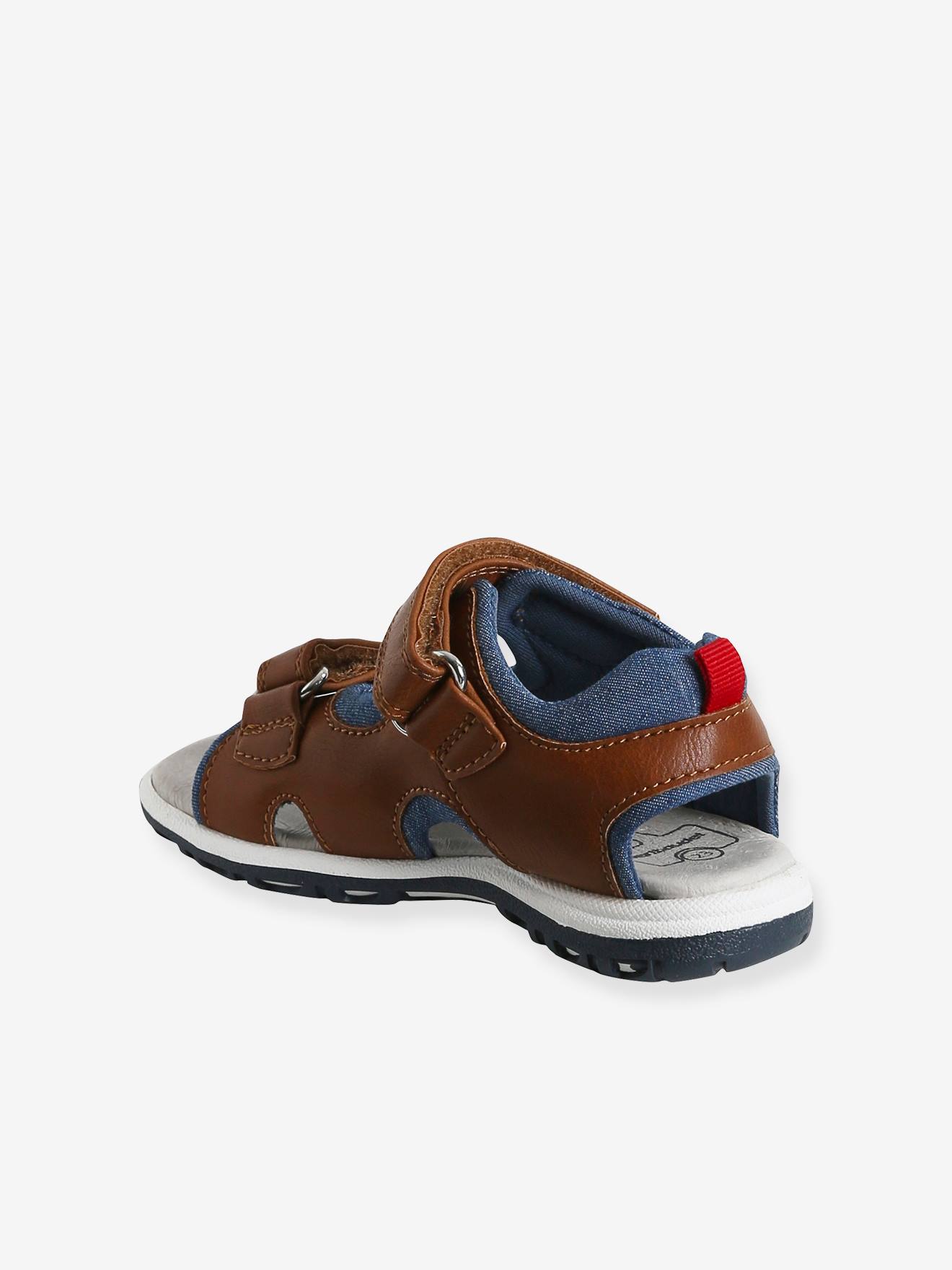 Sandales scratchées enfant collection maternelle marron