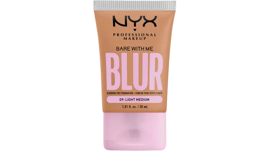 NYX PROFESSIONAL MAKEUP Bare with me Blur Tint Foundation 30 ml 09 - light medium