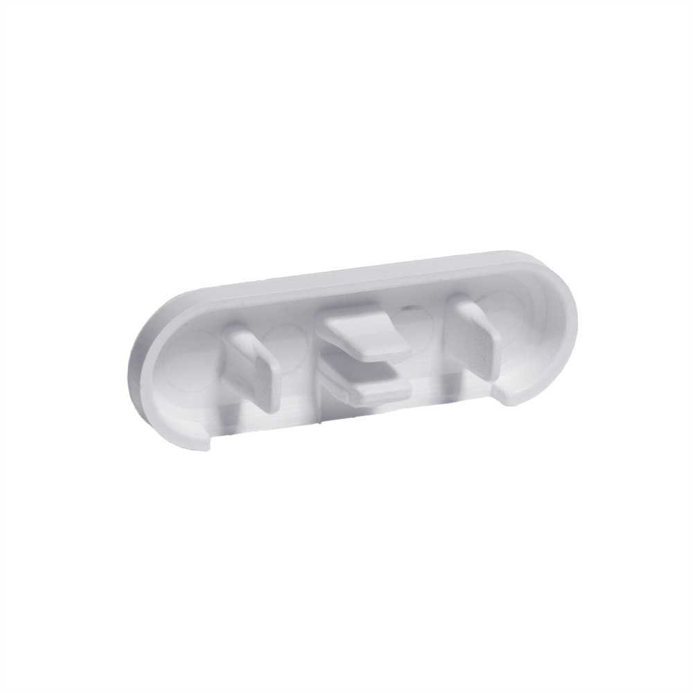 Inovatec GmbH Fenster 10 x Wasserschlitzkappe rund für Fenster, B 45mm x H 15 mm Wasserkappen
