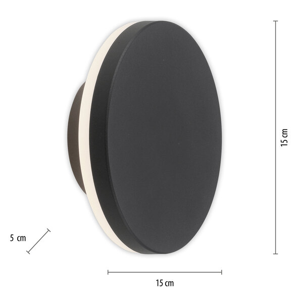 LED-Außenwandleuchte Puntua