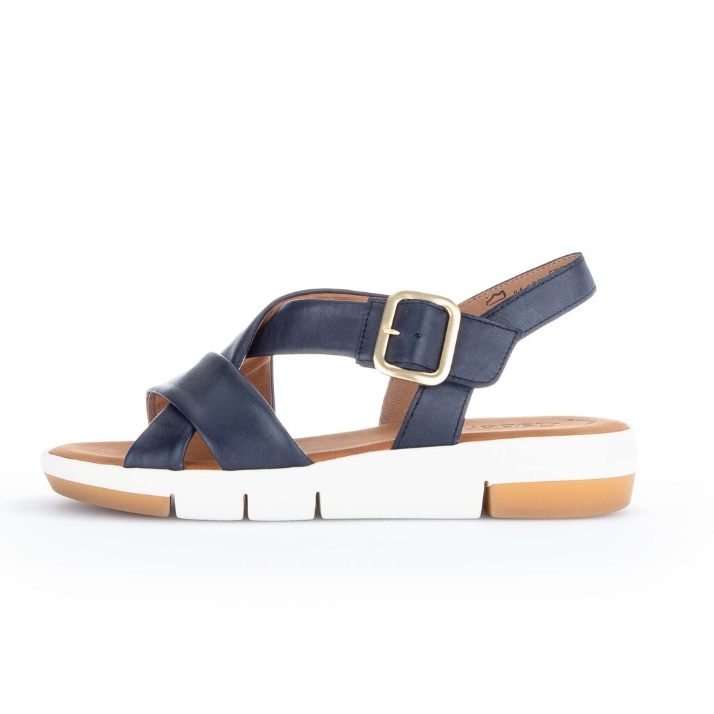 Gabor fashion Plateau Sandale blau