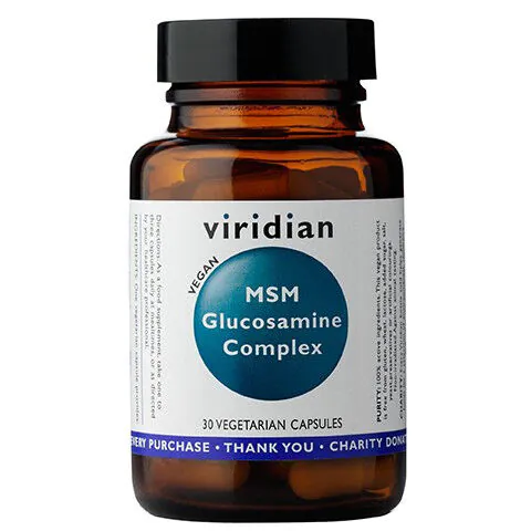 Viridian glukozamin s MSM kapsulama