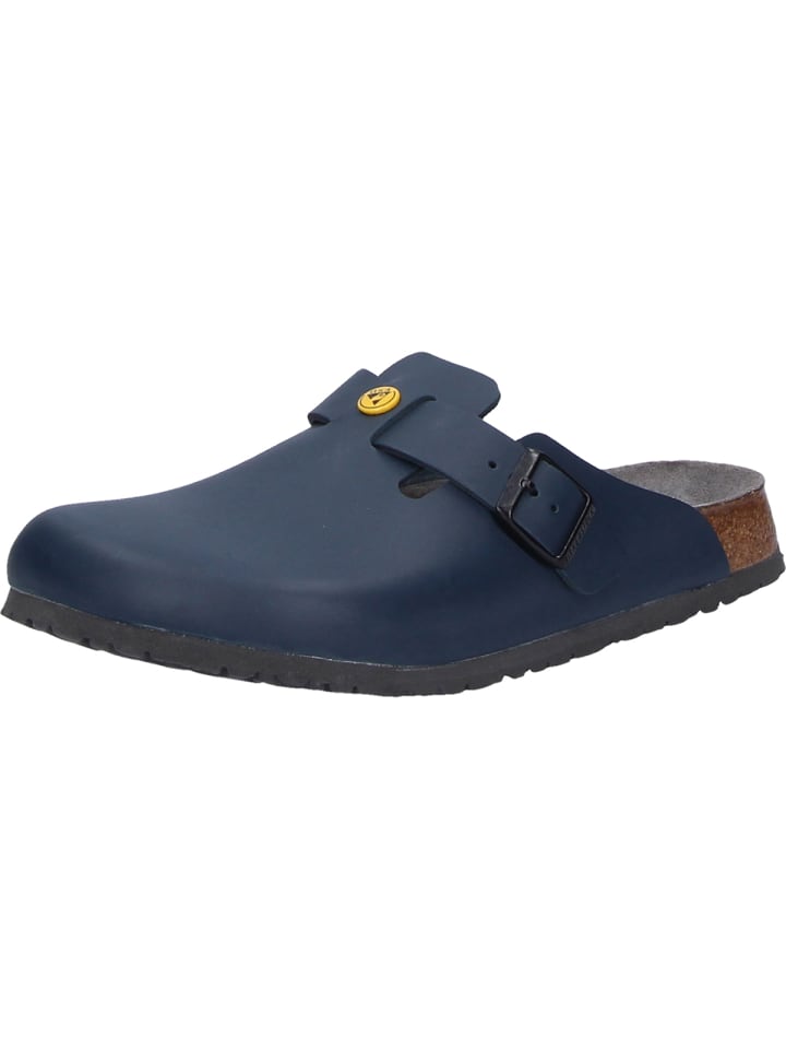 Birkenstock Pantoletten Boston ESD in blau günstig kaufen