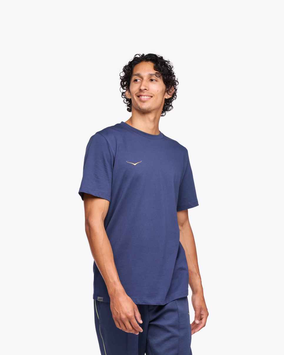 Team HOKA Graphic Tee Varsity Navy