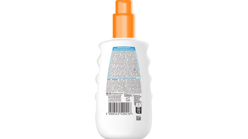 Garnier Ambre Solaire Sensitive expert+ Sonnenspray LSF50+ 150 ml