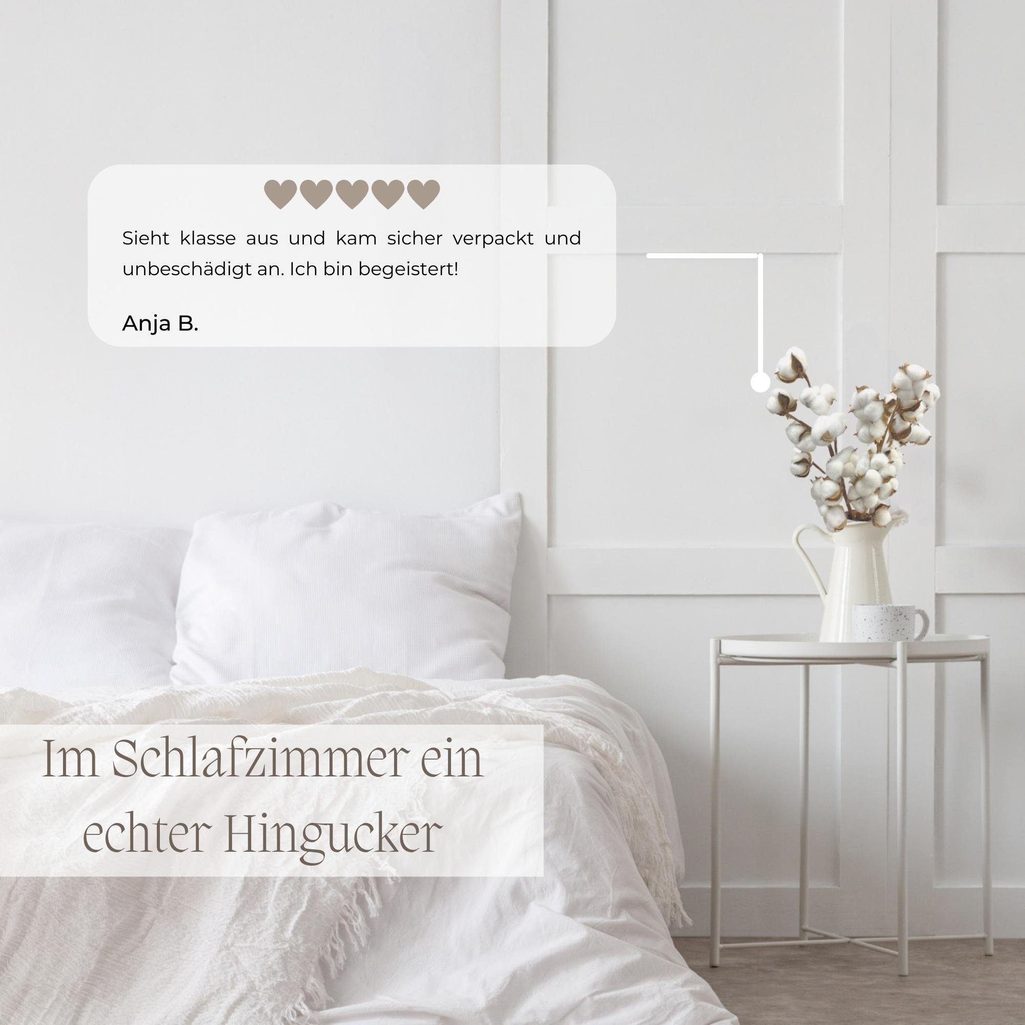 Trockenblume Echter Baumwollzweig - Baumwolle Zweig, Trockenblumen, Pampasgras Deko Baumwollzweig, Nina-Maria's Deko Gold, Höhe 53 cm, jeder Stiel hat 10 Köpfe