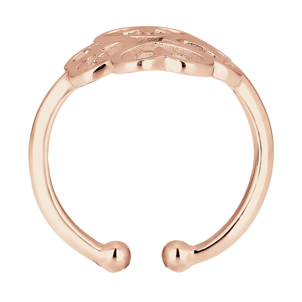 Elli Elli Bague Ornament Cut-Out Blume 925 Silber Bague