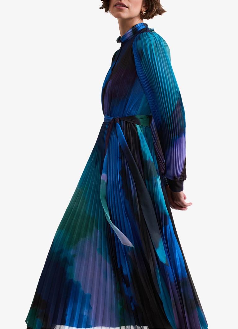 Vestido midi Sophie de Phase Eight con cinturón plisado