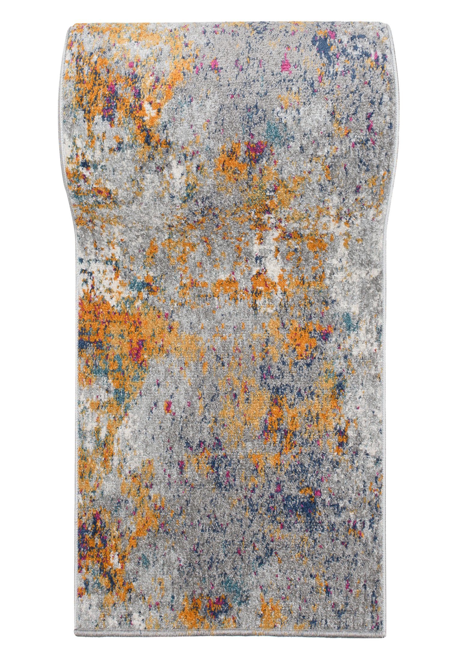 Läufer Läufer Flurläufer Modern Abstraktes Teppichläufer 80 cm Breit, Mazovia, 80 x 100 cm, Kurzflor, Meterware, Höhe 9 mm, Kurzflor - niedrige Florhöhe