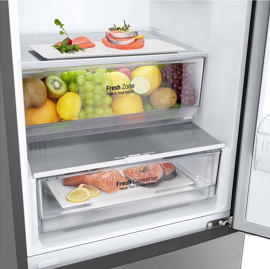 LG Kühl-/Gefrierkombination GBP62PZNCC1, 203 cm hoch, 59,5 cm breit